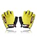 Oceantree(TM) New Cycling Bike Bicycle Gel Silicone half finger Ultra-breathable gloves (yellow, M)