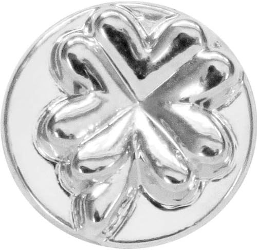 Amulet Home Button Sticker (Clover/Silver)