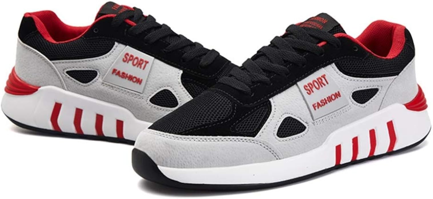 Herren Freizeitschuhe, leicht, atmungsaktiv, runder Zehenbereich, flach