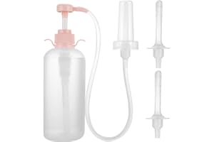 SAYHICOO Vaginal Douche for Women Vaginal Cleansing System 600 ml Douche Cleaner Anal Douche Cleaning Kit Capacity with 3 Nozzles