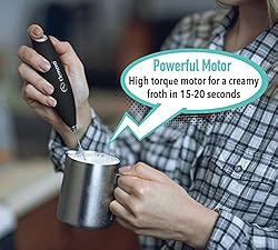 Elementi Milk Frother Wand & Matcha Mixer, Mini