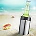 Homitt Stainless Steel Beer Coozies Beverage Can Insulator Double Walled Vacuum Insulated Can Cooler for Standard 12 OZ Cans and Bottles