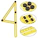 Angle-izer Template Tool, Couslash Multi-Angle Measuring Ruler,Angle Ruler Measures All Angles and Forms Angle Measurement Tool for Handymen Builders Craftsmen
