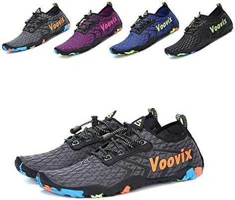 Leaproo Men Women Water Shoes Aqua Socks Barefoot Swim Yoga Surf Shoes for Beach Pool Diving Walking