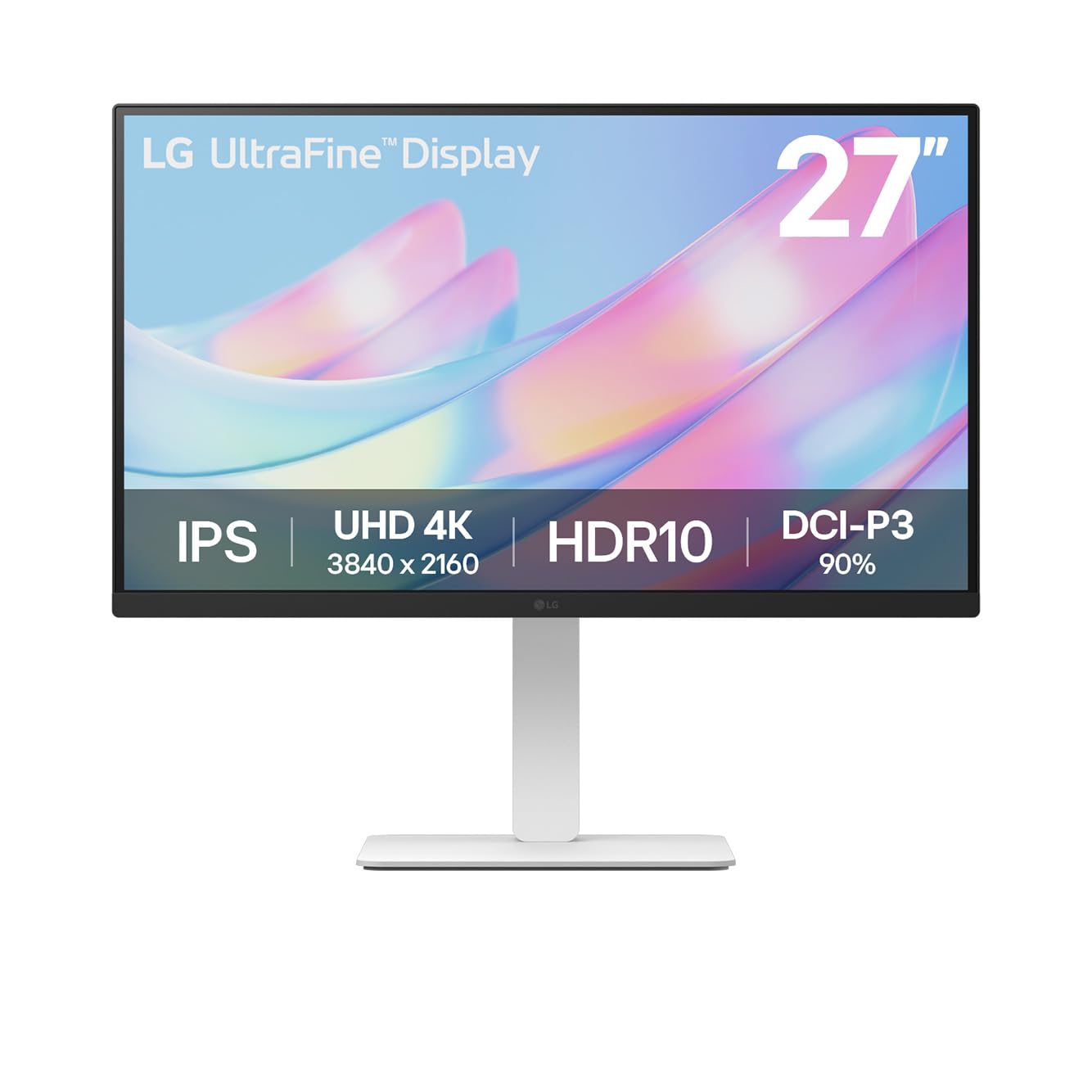 LG UltraFine™ 27US550-B Monitor | 27 inch 4K UHD IPS, White