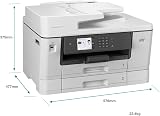 Brother MFC-J6940DW Wireless Colour Inkjet Printer A3 USB NFC UK Plug view 3