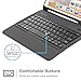OMOTON Detachable Keyboard Case for New iPad 9.7” 2018&2017, iPad Pro 9.7, iPad Air/Air 2, Ultra-Thin Bluetooth Keyboard Case with Built-in Stand and Pencil Holder, Lightweight, Black