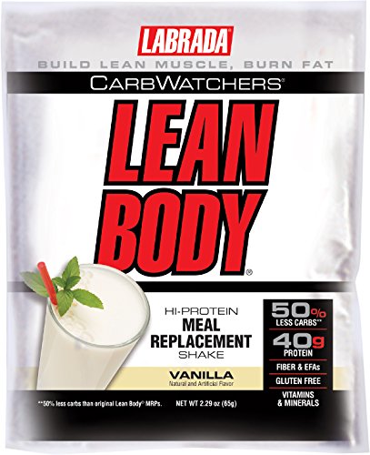 Labrada Carb Watchers Lean Body Vanilla Ice Cream 2.29oz packets (pack of 42)