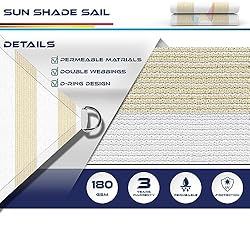 Windscreen4less 19' x 20' Sun Shade Sail Rectangle