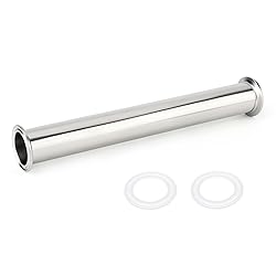 TAISHER 1PCS 304 Stainless Steel 1.5" Tri Clamp