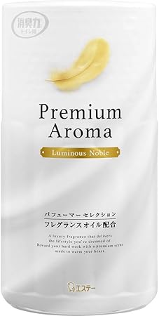 Amazon トイレの消臭力 プレミアムアロマ トイレ用 ルミナスノーブル 400ml トイレ 置き型 消臭剤 消臭 芳香剤 消臭力 置き型