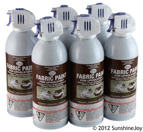 Upholstery Spray Fabric Paint 8oz-Saddle Brown