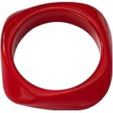 Colorful Acrylic Resin Open Bracelet Geometric Simple Transparent Tortoiseshell Acetate Plate Cuff Bangle Lightweight Chunky Thick Thin Wide Face Plastic Bracelet for Women Jewelry