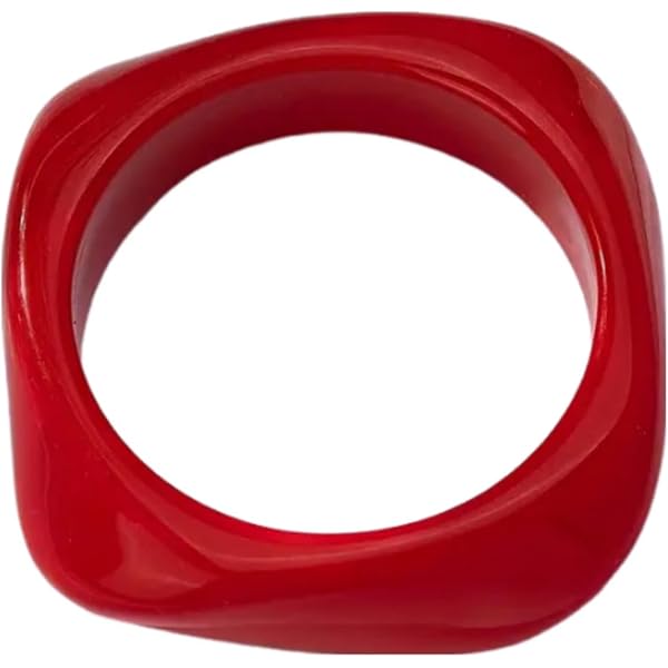 希少 MOUNTAIN RESEARCH ACRYLIC BANGLE Amazon.com: Caiyao Colorful Square Acrylic Resin Bangle