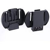 QSPORTPEAK V6/V4 Motorcycle Intercom Accessories, Microphone Headphone Clip for Motorcycle BT Bluetooth Intercom (2 Pack)
