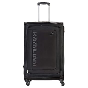 Kamiliant by American Tourister Kam Masai Polyester 81 cms Black Softsided Check-in Luggage (KAM Masai SP Large Size-Black)