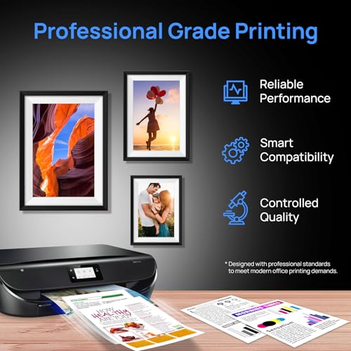 Naiveve 304XL Compatible for HP 304 XL Cartridges for HP Envy 5030 5032 5010 5050 DeskJet 3760 3750 2630 3762 2600 2620 2622 Printer (1 Black, 1 Color)