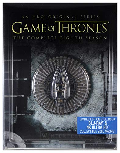 Game of Thrones - Das Lied von Eis und Feuer Season 8 Steelbook 4K UHD (BOX) [4Blu-Ray] [Region Free] (Deutsche Sprache. Deutsche Untertitel)