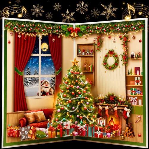APOTODITO Christmas Tree Pop Up Christmas Card