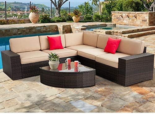 Suncrown Outdoor Furniture 6 Piece Patio Buy Online In Andorra At Desertcart