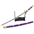 Zoro Swords Roronoa Zoro Katana Swords Cosplay 9.84 Inches Original Textures for Anime,Suitable for Cosplay, Decoration, Collection, Stage Performance and Gift.