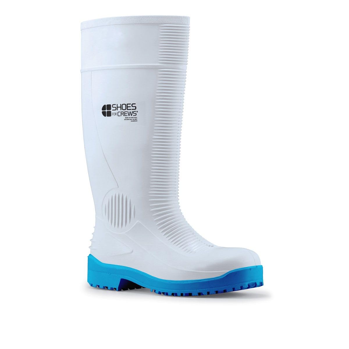 Shoes for Crews GUARDIAN - waterproof rubber safety boots made of PVC, S4, padded insoles, slip-resistant outsole, 40 cm high - for men and women