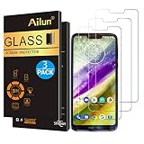 Ailun Screen Protector Compatible with Moto G7 Power 3 Pack 9H Hardness Tempered Glass Screen Protector for Motorola Moto G7 Power Bubble Free Anti Scratch Oil Stain Coating Case Friendly