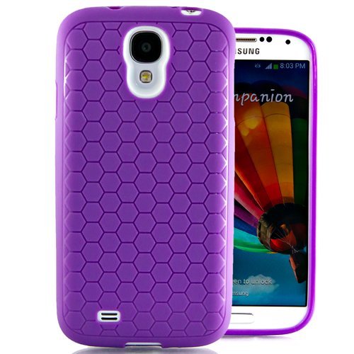 Hyperion Samsung Galaxy Note 3 HoneyComb Matte TPU Case / Cover for the Extended Battery **Hyperion Retail Packaging** [2 Year NO HASSLE Warranty] (PURPLE)