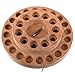 Essential Oil Wooden Box Storage Carousel | Premium Container Case Organizer Tray for Assortments and Blends - Perfectly Holds 10ml, 15ml, 30ml, 1/3oz, 1/2oz, 1oz, Roller Bottles for Mineral, Anxiety