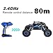 SZJJX RC Rock Off-Road Vehicle 2.4Ghz 4WD High Speed 1:18 Racing Cars RC Cars Remote Radio Control Cars Electric Rock Crawler Electric Buggy Hobby Car Fast Race Crawler Truck-Blue