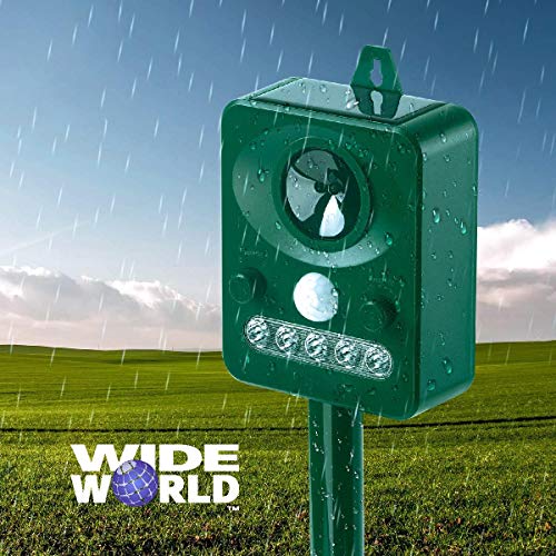 image for WIDE WORLD TM Ultrasonic Pest Repeller by Wide World - Solar Powered W