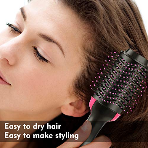 Hair Dryer Brush, Hot Air Brush, Straighten & Curl One Step Hair Dryers, Multifunctional Comb
