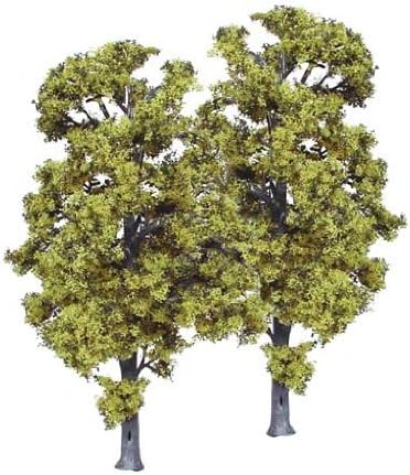 Dollhouse Miniature Set of Two Spring Trees