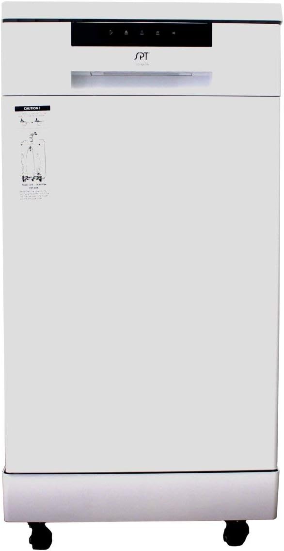 SPT SD9263W 18″ Energy Star Portable Dishwasher White