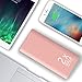 DULLA M50000 Portable Power Bank 12000mAh External Battery Charger, Ultra Slim Design with 2 USB Ports for iPhone, iPad, Galaxy and More (rose gold)