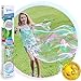 WOWMAZING Giant Bubble Wands Kit: (3-Piece Set) | Incl. Wand, Big Bubble Concentrate and Tips & Trick Booklet | Outdoor Toy for Kids, Boys, Girls | Bubbles Made in The USA (Kit) primary