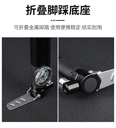 RUIXFHA-Bike-Pump-Bike-Pump-with-Pressure-GaugeBicycle-Tire-Air-Pump-Mini-Bicycle-Floor-Pump
