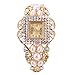 Womens Quartz Bangle Wrist Watch Lady Crystal Jewelry Bracelet Watches