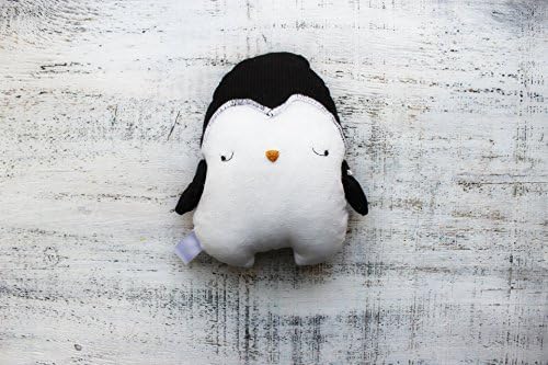Fatsy Petsy primitive penguin stuffed animal toy plushie 5 inches baby shower gift, nursery decor 090217-8