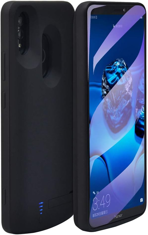 Huawei Honor Note 10 Battery Case, External 6000mAh Backup Power Bank Pack Battery,Portable Power Charger Charging Case for Huawei Honor Note 10 (Black)