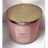 Bath & Body Works, White Barn 3-Wick Candle w/Essential Oils - 14.5 oz - New Core Scents! (Champagne Toast)