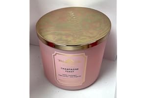 Bath & Body Works, White Barn 3-Wick Candle w/Essential Oils - 14.5 oz - New Core Scents! (Champagne Toast)