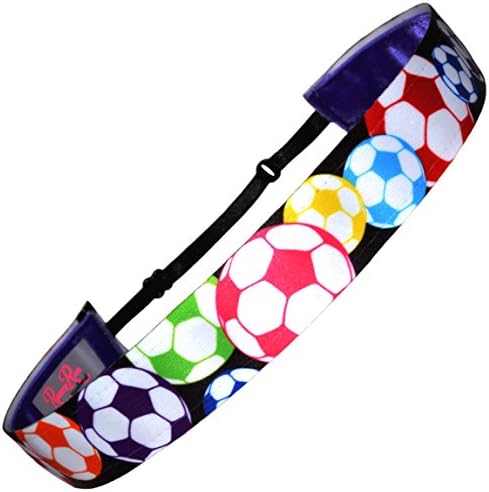 RazzyRoo Headbands Adjustable Non Slip Headband Soccer World II