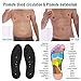 Foot Acupressure Magnetic Massaging Insoles - Massage Insoles Reflexology Plantar Fasciitis Pain Relief Breathable Deodorant Comfort Bamboo Charcoal Silicone Insoles for Men and Women