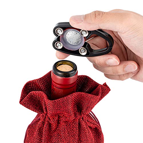 Wine Ziz Amazingly Simple Wine Opener with Foil Cutter Gift Set for