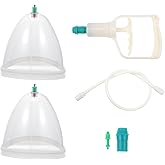 Healifty 1 Set Breast Vacuum Cupping Professional Buttock Lift Body Massage Cupping Vacuum Cupping Machine Accessories for Women Ladies