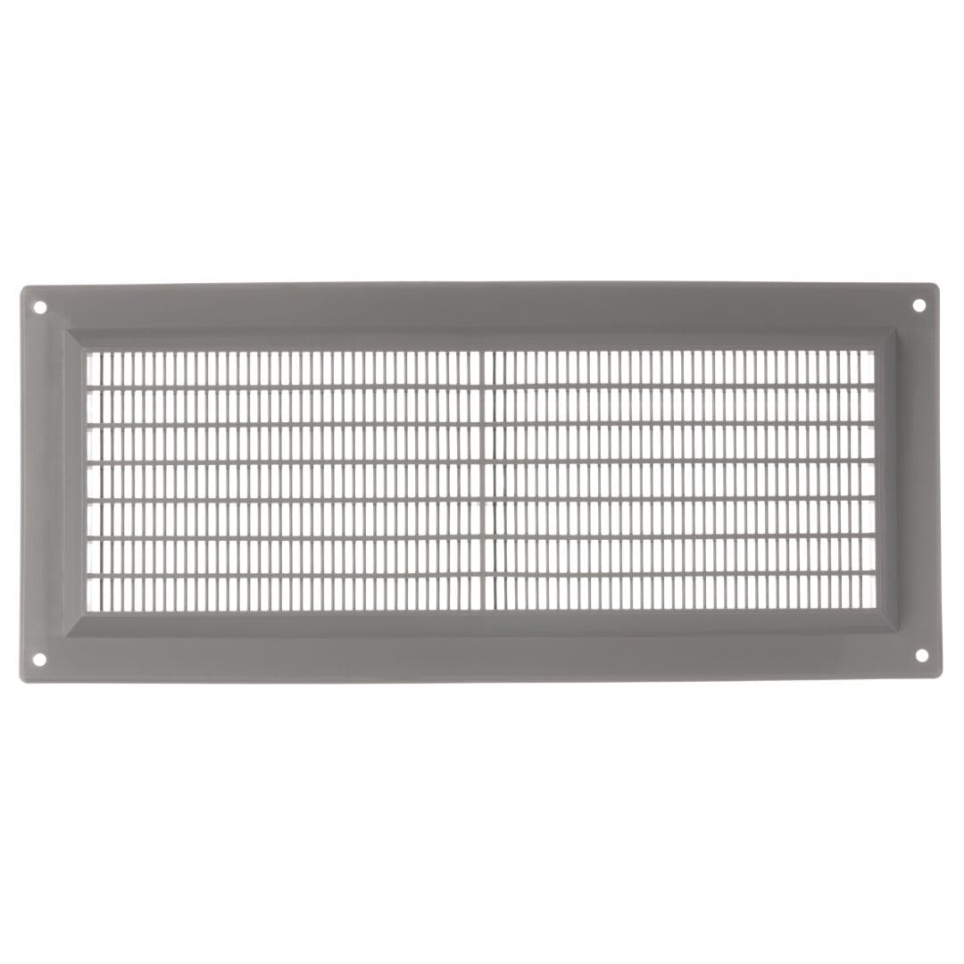 130x300mm / 5x12 Grey inch Plastic Ventilation Grille - Air Vent Cover