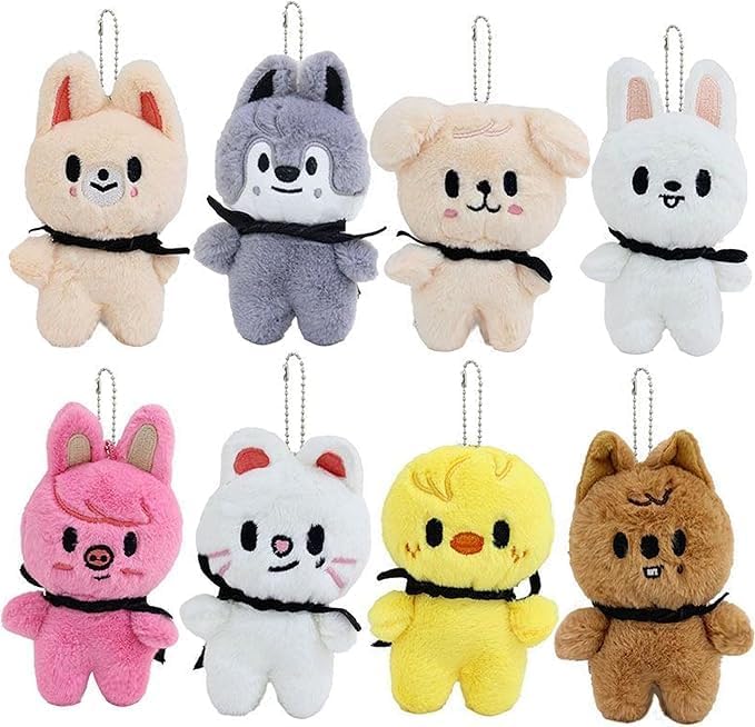 Amazon.com: RHEETADA 8 PCS Skzoo Keychains Pilots SKZ Plush