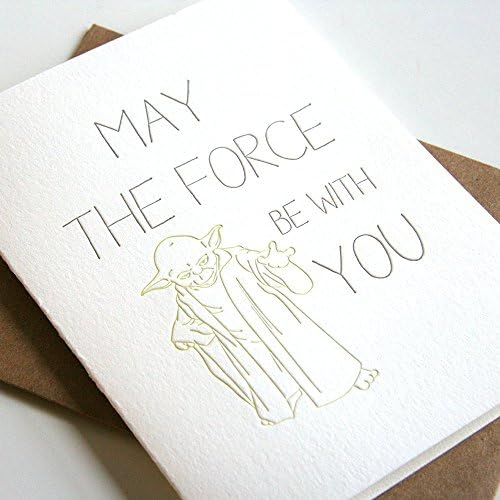 Encouragement/Sympathy card- The Force