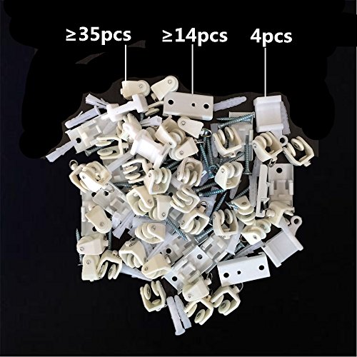 Pi-Pi 5 Meters Window Curtain Track Soft Curve Balcony Curved Track Rail Accessories Alloy Plastic - Thumbnail 5